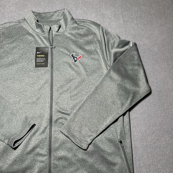 Houston Texans Jacket Nike Mens 2XL NFL Football Therma Tech Dri Fit Toro New - Picture 1 of 9